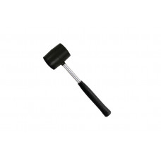 Киянка Intertool - 340 г х 55 мм, черная, ручка металл