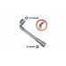 Ключ торцевой L-образный с отверстием Intertool - 6 мм